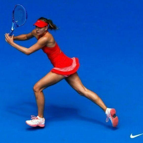 NWT STRIKING Nike Maria Sharapova Tennis Dress w/ Bra skirt M Medium - Picture 4 of 14